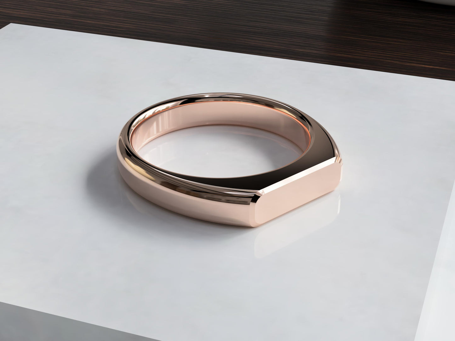 Slim Signet Ring