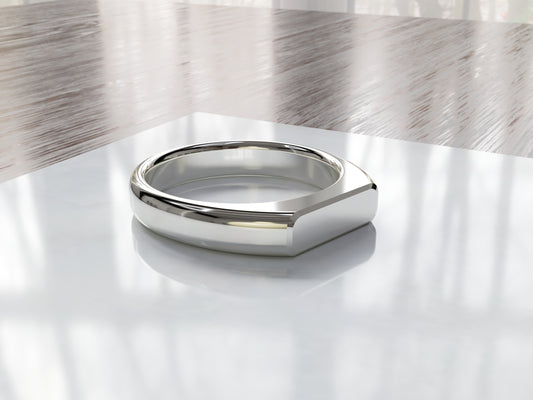 Slim Signet Ring